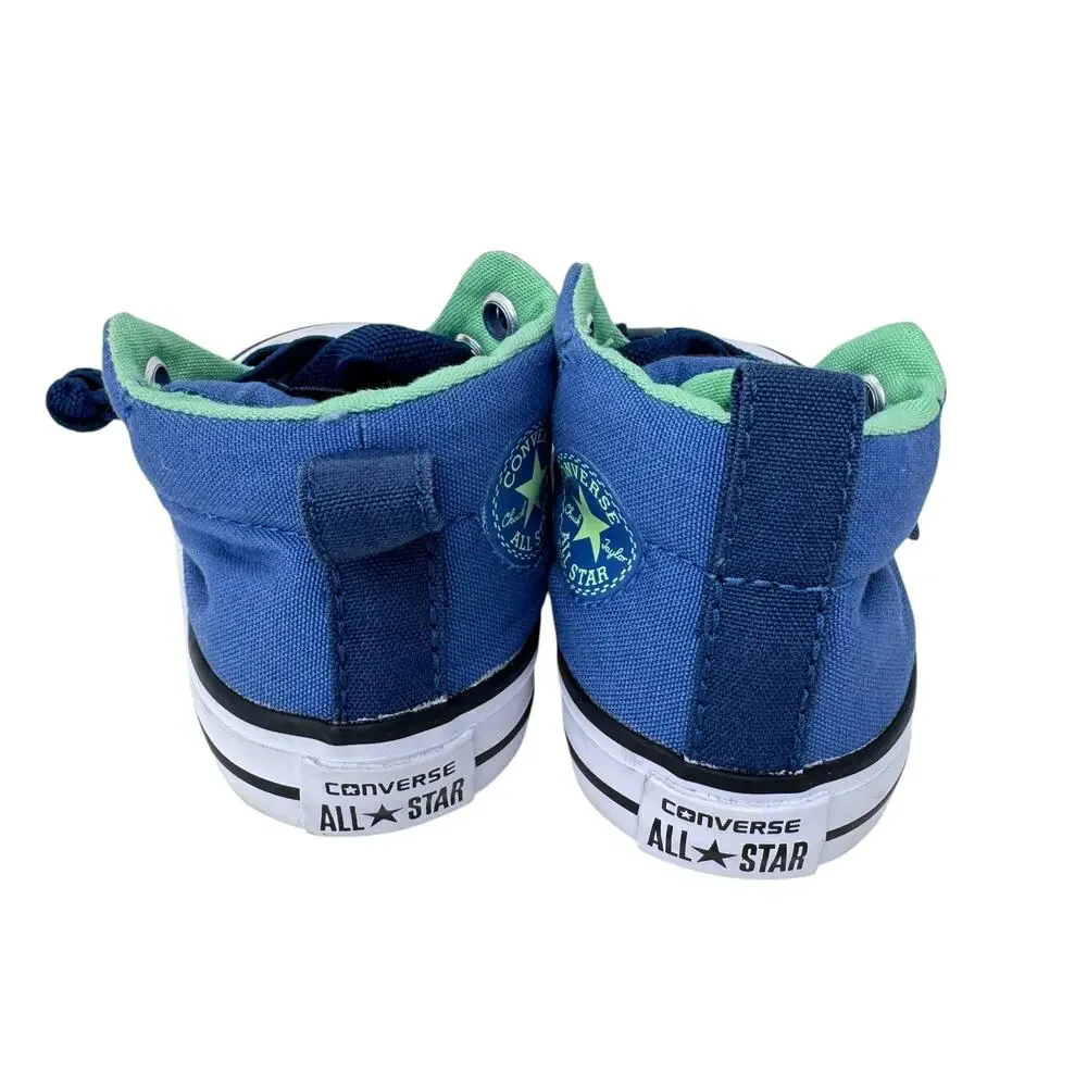 Converse Taylor All Star Street Mid‎ Toddler's Shoes Unisex Kids 3 Blue 760072F